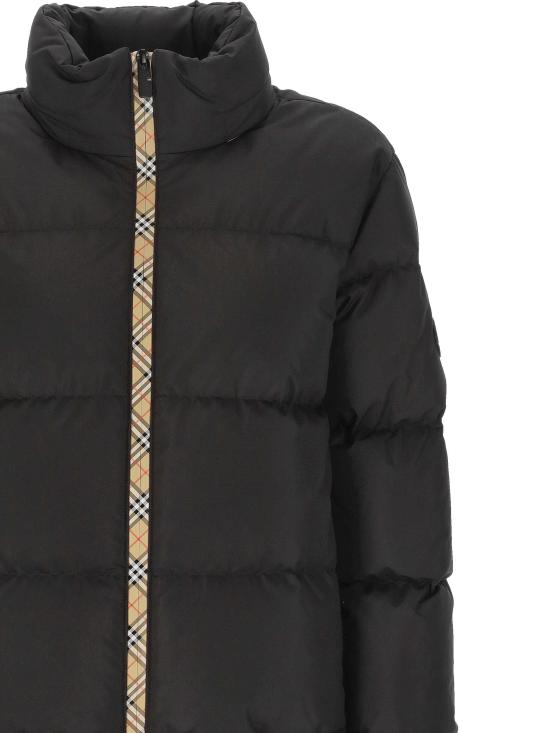 26FW 버버리 체크 테이프 앰블사이드 푸퍼 자켓 8110250 X BLACK - BURBERRY