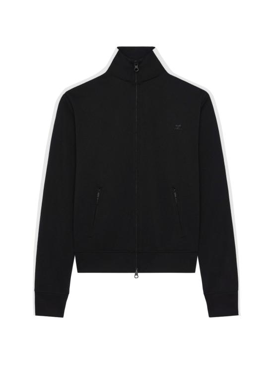 26FW 쿠레쥬 수트 자켓 326JVE174JS0002 9901 BLACK HERITAGE WHITE
