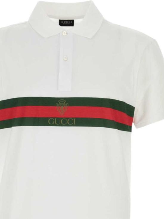 26FW 구찌 폴로 티셔츠 875092 XJH0U9066 White mc - GUCCI