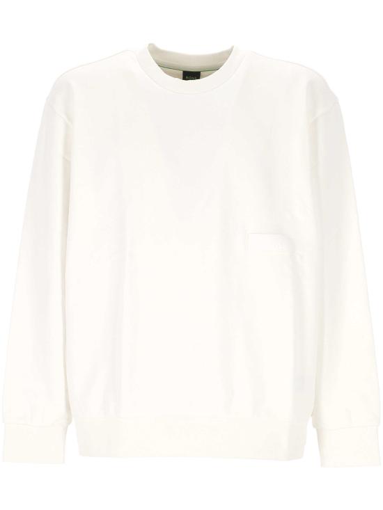 26FW 보스 긴팔 티셔츠 50564103 100 White