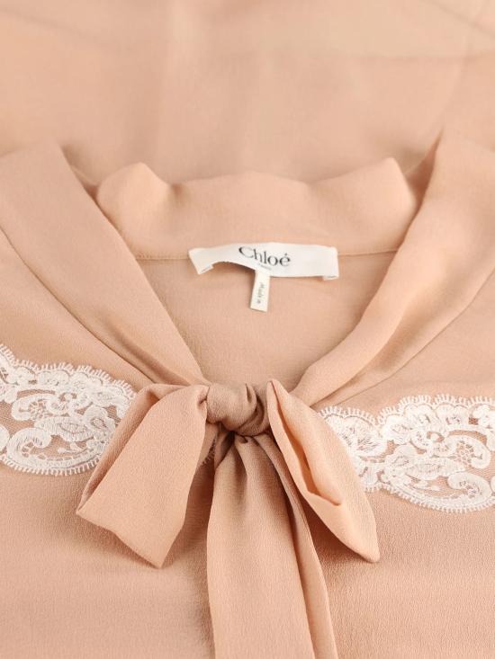 26FW 끌로에 블라우스 26AHT38002 6H7 BISCUIT PINK - CHLOE