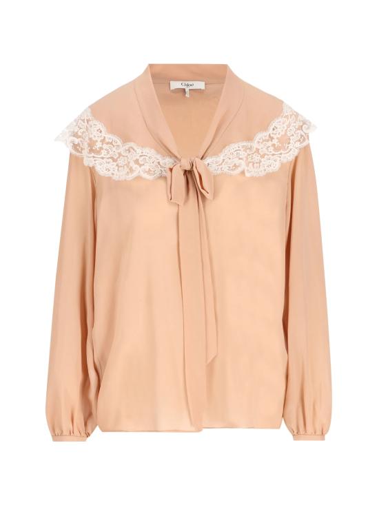26FW 끌로에 블라우스 26AHT38002 6H7 BISCUIT PINK