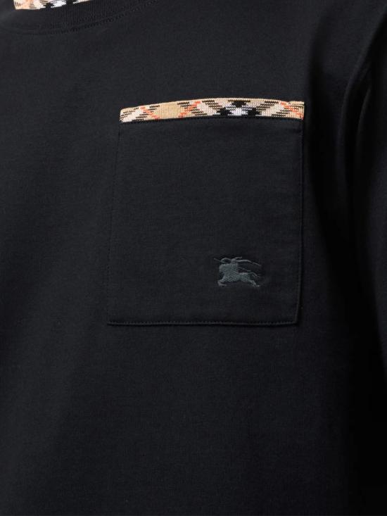 26FW 버버리 반팔 티셔츠 8127628 X Black - BURBERRY