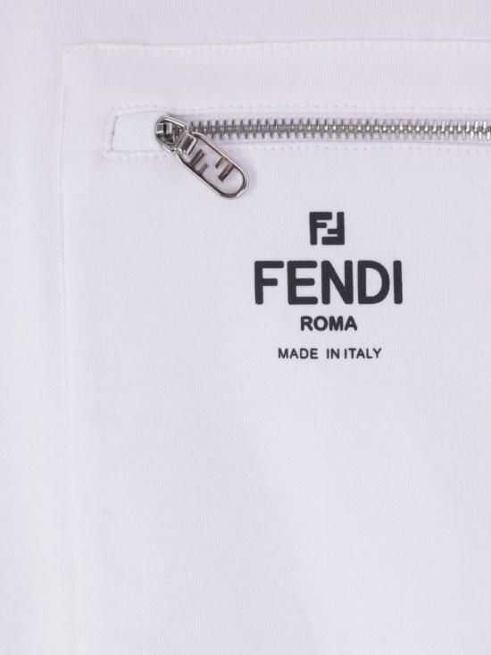 26FW 펜디 코튼 티셔츠 FY0936 ARYRF0QA0 White - FENDI