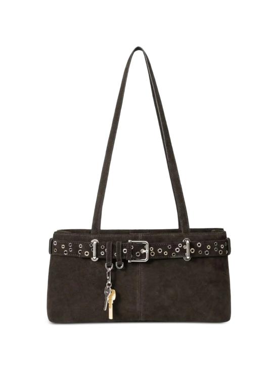 26FW 오소이 숄더백 26SB05007314 SUEDE MOCHA EYELETS