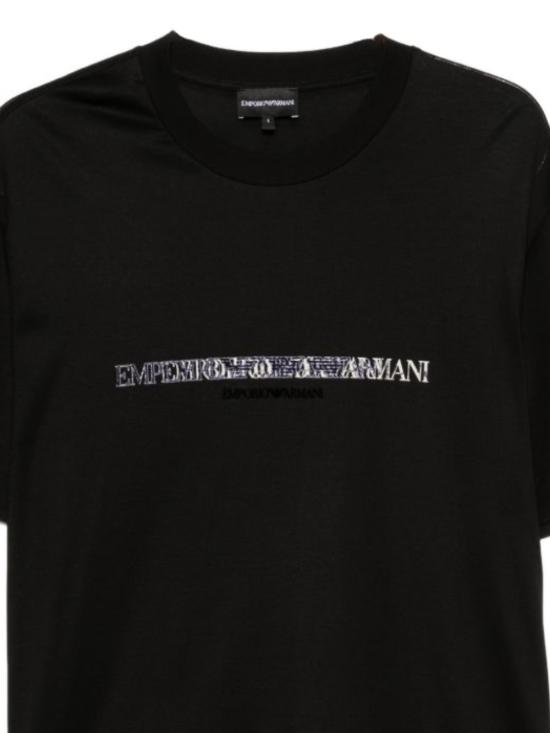 26FW 엠포리오 아르마니 반팔 티셔츠 EM007353 AF10017MC721 DS1 PRINT AND - EMPORIO ARMANI