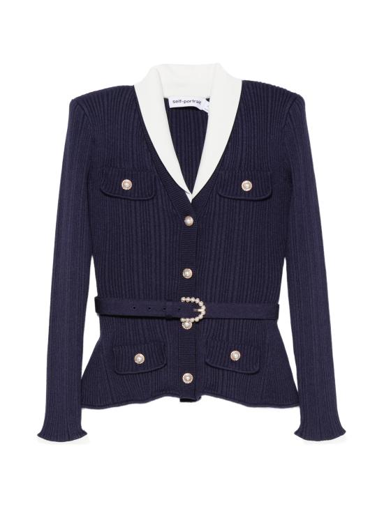 26FW 셀프 포트레이트 스웨터 PF26 131CN NAVY