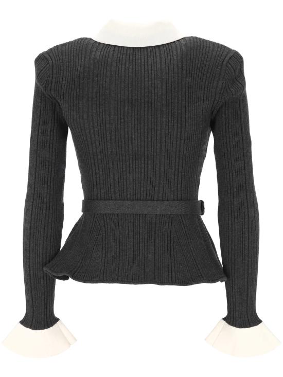 26FW 셀프 포트레이트 스웨터 PF26 131TGR GREY - SELF PORTRAIT