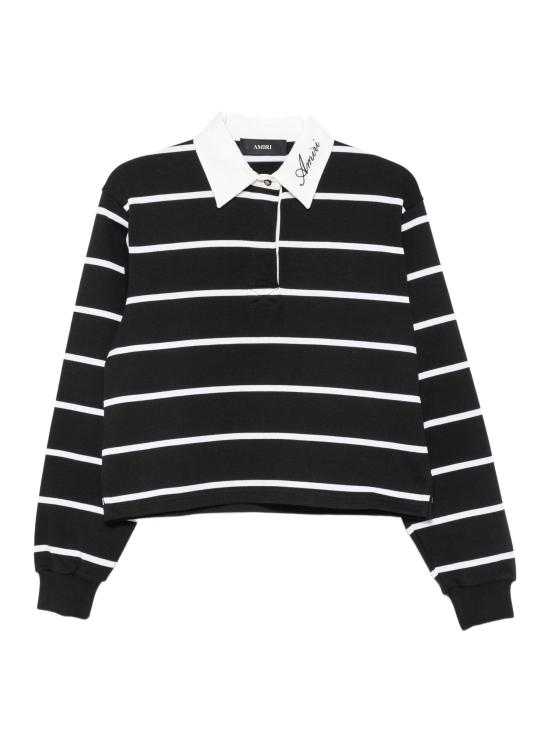 26FW 아미리 폴로 티셔츠 AWTOJR1090 001 BLACK