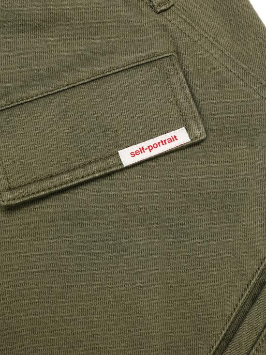 26FW 셀프 포트레이트 데님 팬츠 PF26 831PAG KHAKI - SELF PORTRAIT