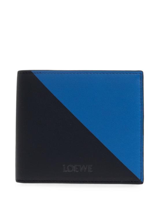 26FW 로에베 플래그 바이폴드 지갑 C643302X37 0095 DEEP NAVY ROYAL AZUR
