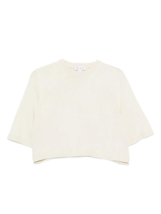 26FW 알라이아 스웨터 AA9G0139K264D 054 BLANC NATUREL