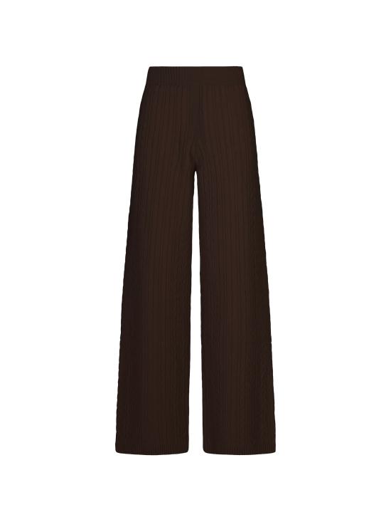 26FW 아뇨나 스트레이트 팬츠 K712010 6K080QM76 DARK BROWN EBONY