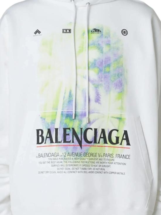 26FW 발렌시아가 긴팔 티셔츠 858143 TUVZ99000 White - BALENCIAGA