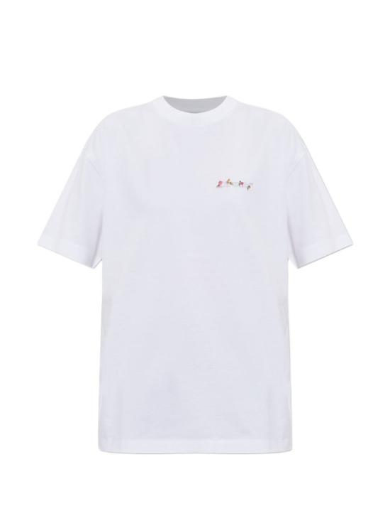 26FW 오프화이트 반팔 티셔츠 2FA00645T W123 WHITE HAWTHORN ROSE