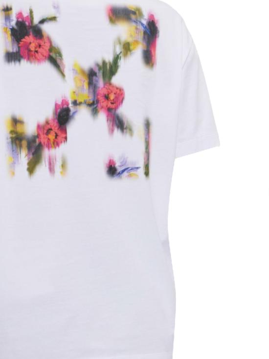26FW 오프화이트 반팔 티셔츠 2FA00645T W123 WHITE HAWTHORN ROSE - OFF WHITE
