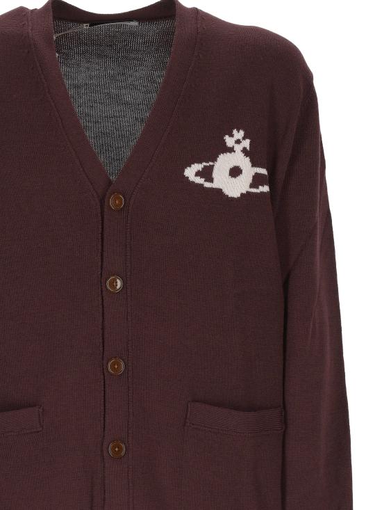 26FW 비비안웨스트우드 가디건 2701003O Y005ED408 DARK MAHOGANY - VIVIENNE WESTWOOD