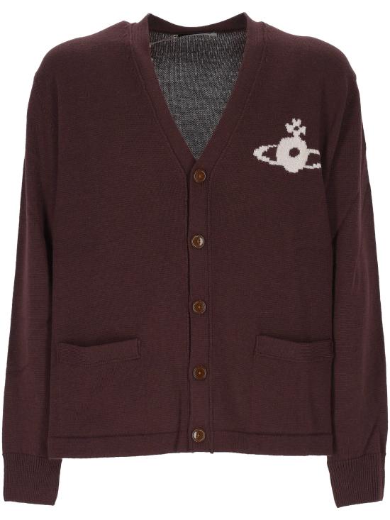 26FW 비비안웨스트우드 가디건 2701003O Y005ED408 DARK MAHOGANY