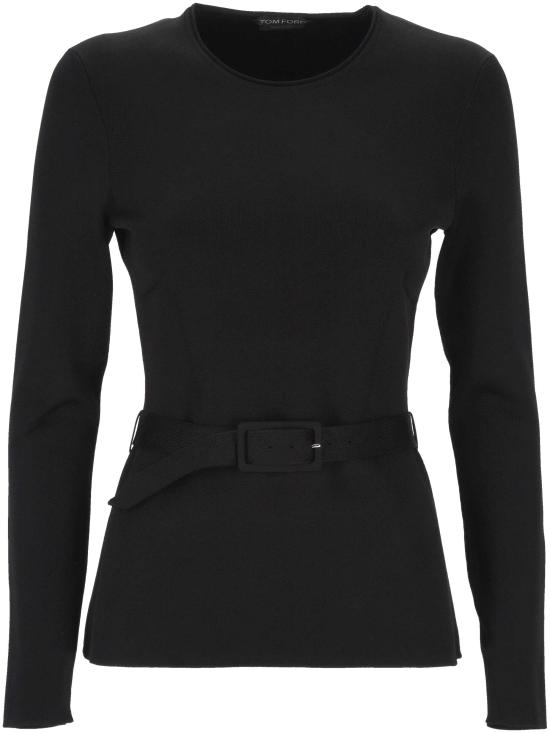 26FW 톰포드 스웨터 MAK1494YAX1085 NAA BLACK