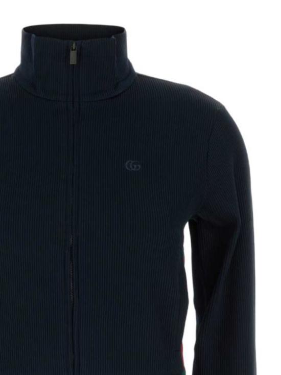 26FW 구찌 립 코튼 저지 집업 스웨트셔츠 립 코튼 저지 집업 스웨트셔츠 875656 XJHYN4294 - GUCCI