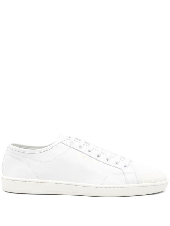 26FW 생로랑 GYM 짐 스무스 레더 스니커즈 820087 00N009030 OFF WHITE