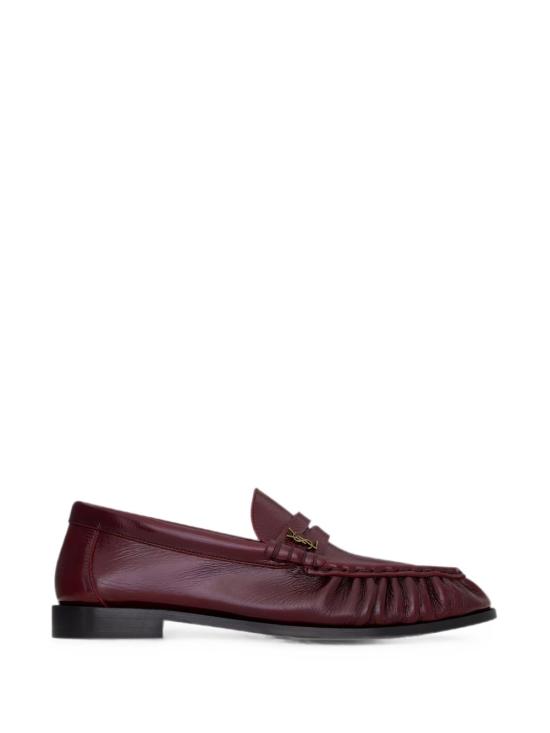 26FW 생로랑 빈티지 보르도 소프트 가죽 로퍼 A001MM AAFGB6629 VINTAGE BORDEAUX