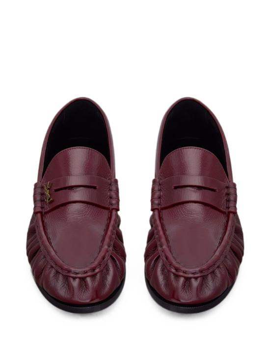 26FW 생로랑 빈티지 보르도 소프트 가죽 로퍼 A001MM AAFGB6629 VINTAGE BORDEAUX - SAINT LAURENT