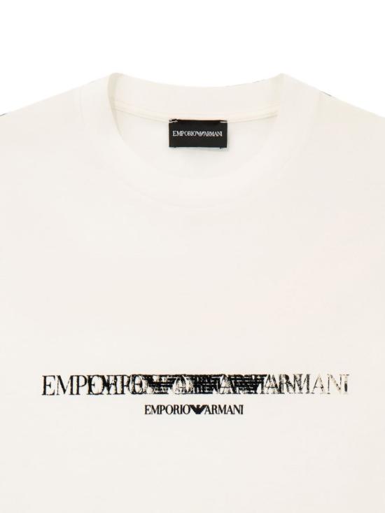 26FW 엠포리오 아르마니 반팔 티셔츠 EM007353 AF10017M0497 DIS1 PRINT ANI - EMPORIO ARMANI