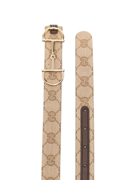 26FW 구찌 홀스빗 버클 리버시블 벨트 A001V4 FAF7J9651 VINTAGE SAND DARK BROWN - GUCCI