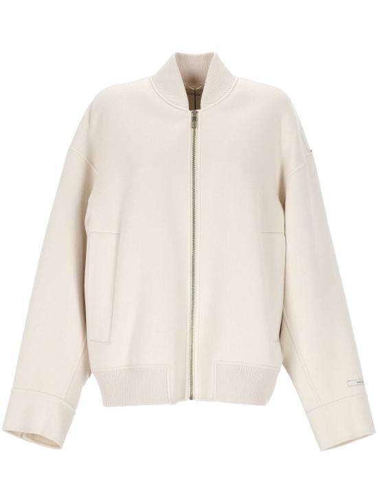 26FW 스포트막스 봄버 자켓 2622086041600 747018 CREAM