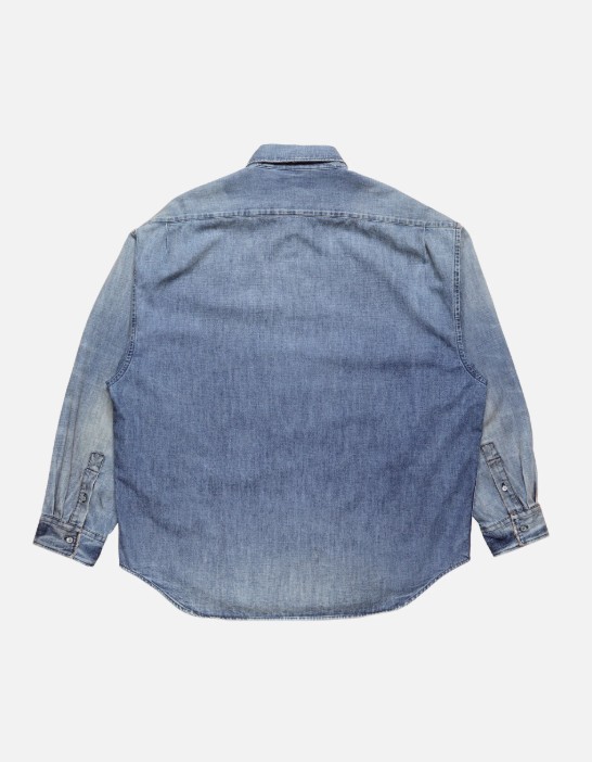 26FW 아크네 스튜디오 셔츠 BB0709 863 MID BLUE - ACNE STUDIOS