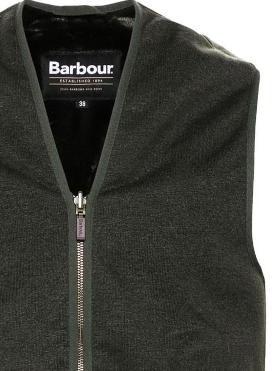 26FW 바버 웜 파일 웨이스트코트 집 인 라이너 MLI0004 MLI1SG71 SAGE - BARBOUR