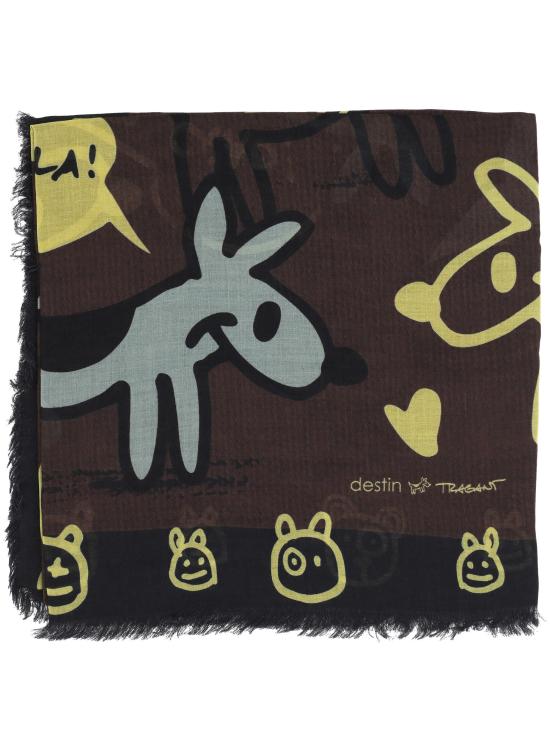 26FW 데스틴 머플러/스카프 DTALVQUALOC CHOCO