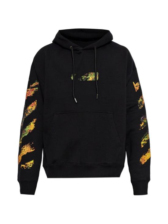 26FW 오프화이트 긴팔 티셔츠 44MBB085F26F004 001 Black