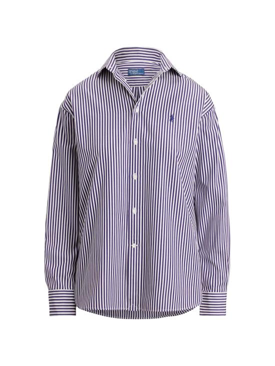 26FW 폴로 랄프로렌 셔츠 211910743 517 CHAMPION PURPLE WHITE