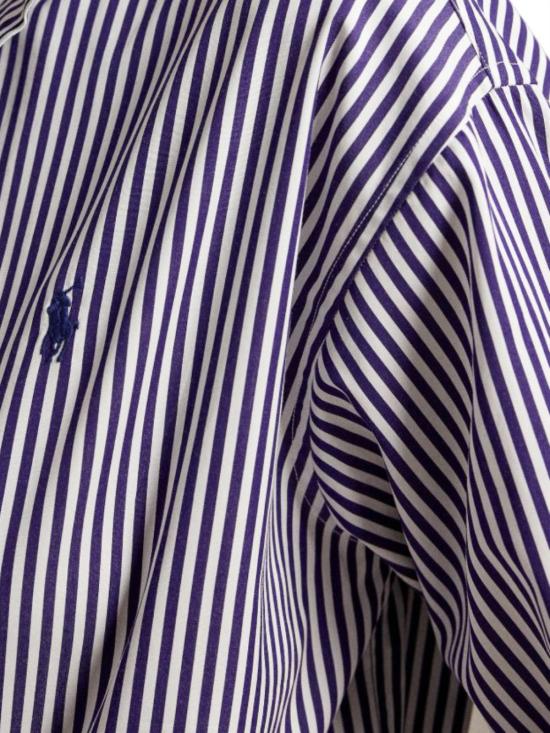 26FW 폴로 랄프로렌 셔츠 211910743 517 CHAMPION PURPLE WHITE - POLO RALPH LAUREN