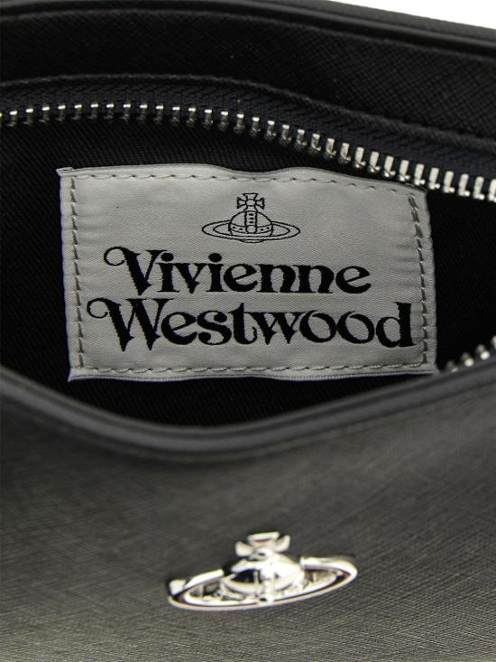 26FW 비비안웨스트우드 ORB 타샤 레더 스터드 숄더백 5801000JW S0021N401 Black - VIVIENNE WESTWOOD