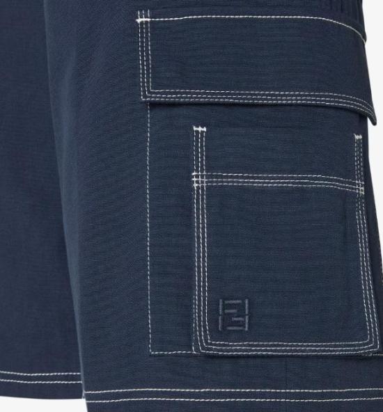 26FW 펜디 숏팬츠 FB1126 B15AF0QB0 NAVY - FENDI