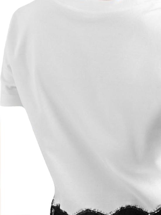 26FW 돌체앤가바나 반팔 티셔츠 F8W71Z FU7EQW0800 OFF WHITE - DOLCE & GABBANA