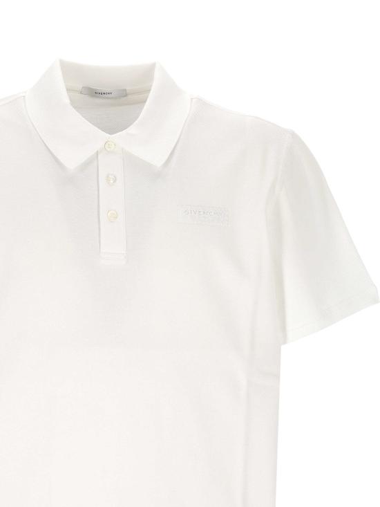 26FW 지방시 폴로 티셔츠 BML00G 3YTX100 White - GIVENCHY