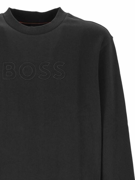 26FW 보스 긴팔 티셔츠 50567420 001 Black - BOSS