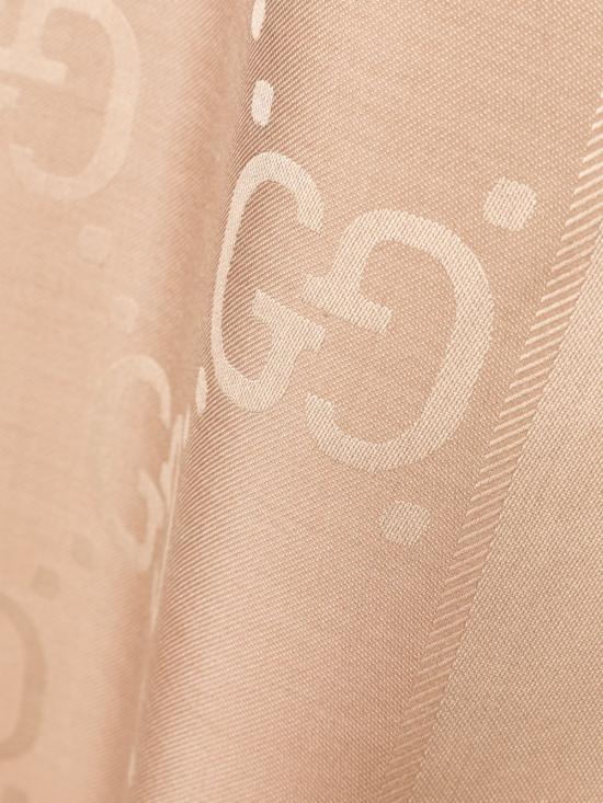 26FW 구찌 GG 자카드 실크 울 숄 663671 3GC439800 CAMEL - GUCCI