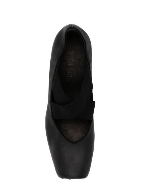 26FW 우마 왕 플랫 슈즈 US9101 CALF LEATHERUW900 BLACK - UMA WANG