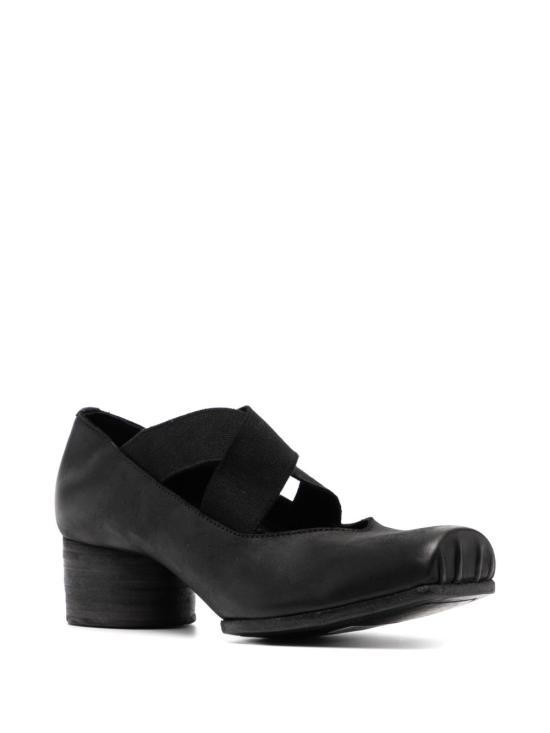26FW 우마 왕 플랫 슈즈 US9101 CALF LEATHERUW900 BLACK - UMA WANG