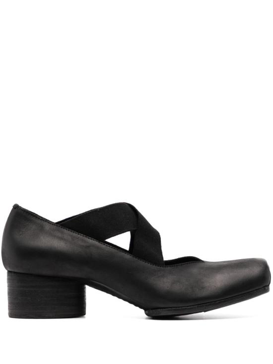 26FW 우마 왕 플랫 슈즈 US9101 CALF LEATHERUW900 BLACK