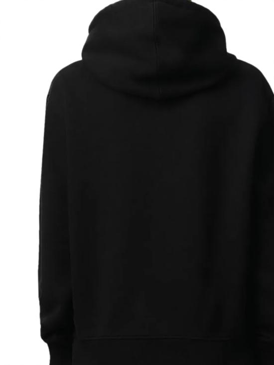 26FW 아미 스몰 하트 로고 루프백 오가닉 코튼 플리스 후드 BFUSW235 730001 Black - AMI