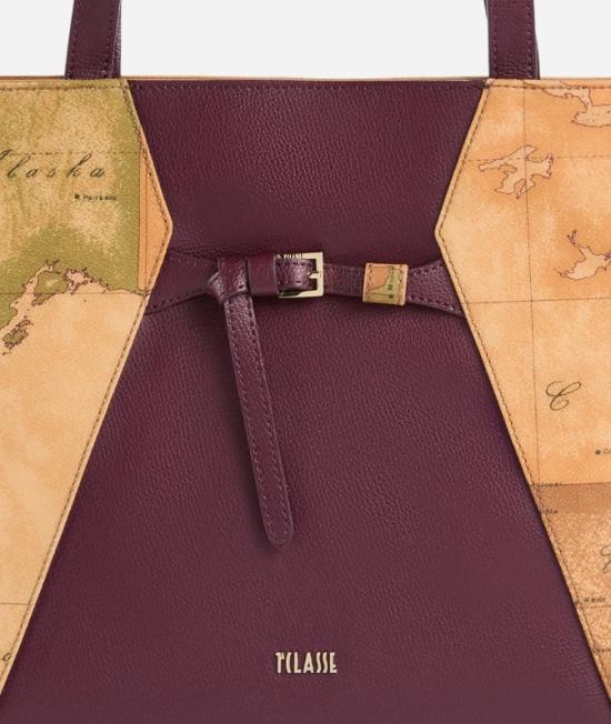 26FW 알비에로 마르티니 토트백 LG07 G6540304 BURGUNDY - ALVIERO MARTINI