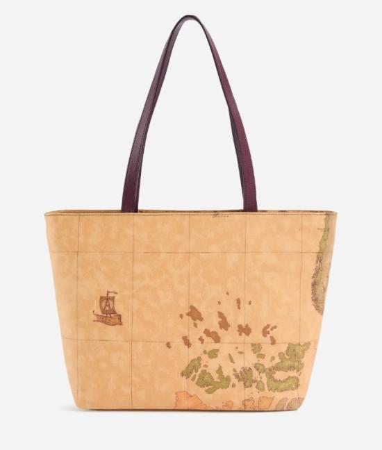 26FW 알비에로 마르티니 토트백 LG07 G6540304 BURGUNDY - ALVIERO MARTINI