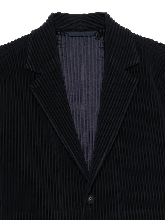 26FW 이세이 미야케 수트 자켓 HP68JD501 75 NAVY - ISSEY MIYAKE
