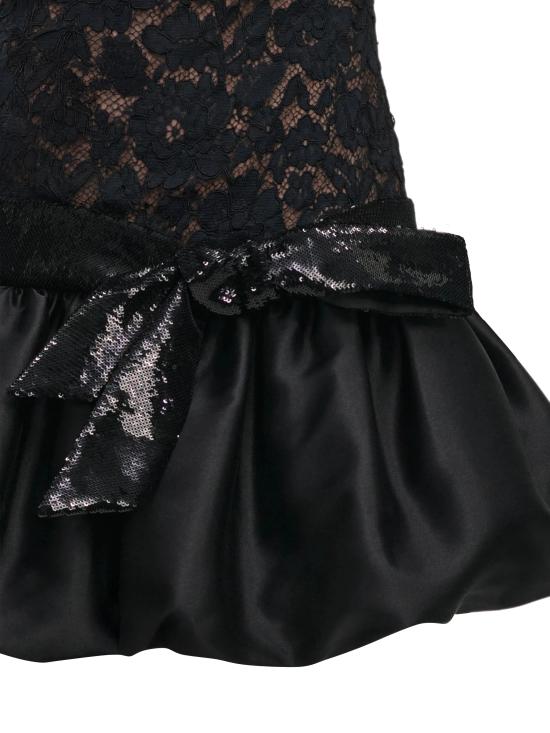 26FW 셀프 포트레이트 미디 원피스 AW26 013SB BLACK - SELF PORTRAIT